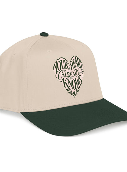 "Your Heart Already Knows" Mid Profile Baseball Cap