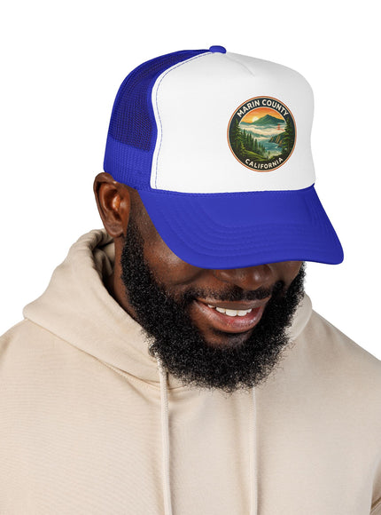 "Marin County, Above the Fog" Foam Trucker Hat