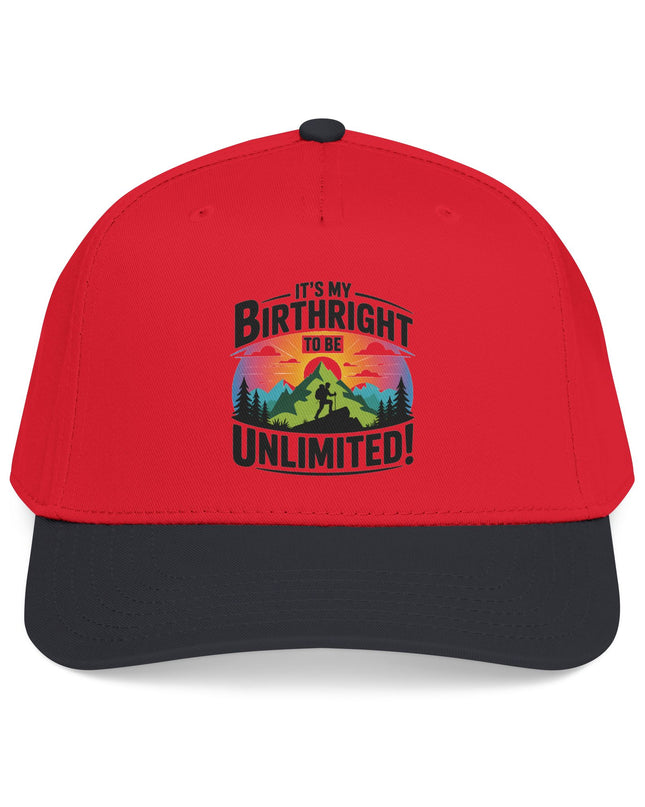 "It's my Birthright to be Unlimited" Mid Profile Baseball Cap