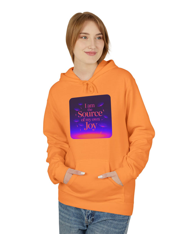 "I Am the Source of my Own Joy" Unisex Midweight Softstyle Fleece Hoodie