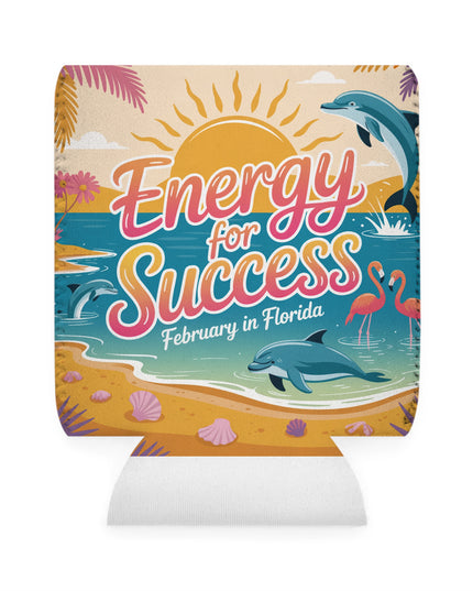 "February in Florida, Energy for Success" Can Cooler Sleeve