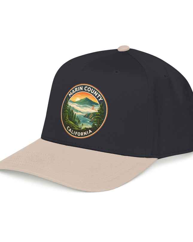 "Marin County, Above the Fog" Mid Profile Baseball Cap