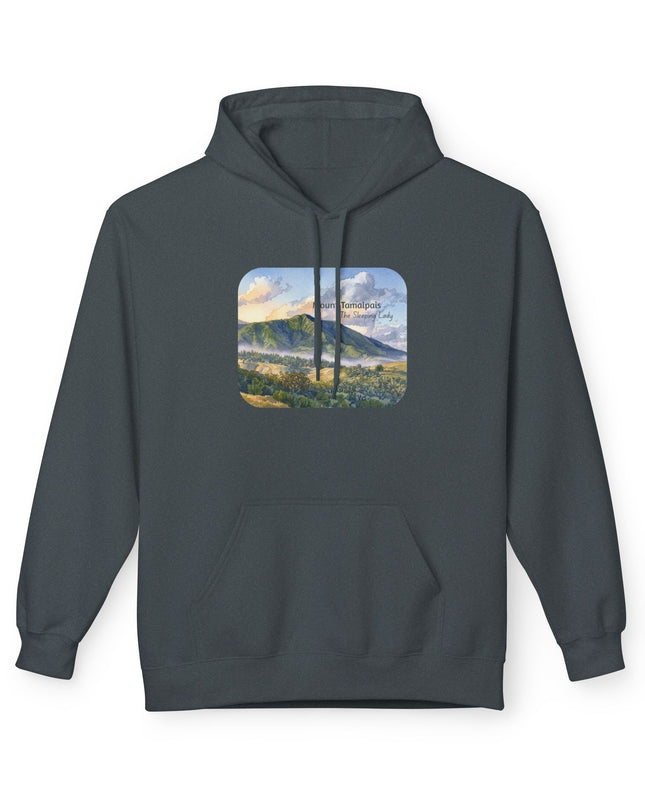 "Mount Tamalpais, the Sleeping Lady" Unisex Midweight Softstyle Fleece Hoodie