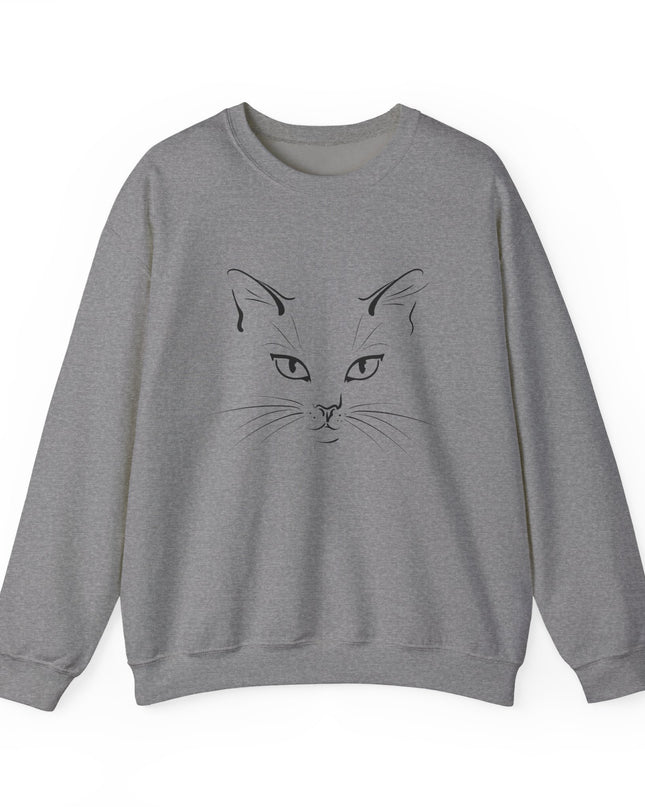 "Cat Face Sketch" Unisex Adult Sweatshirt