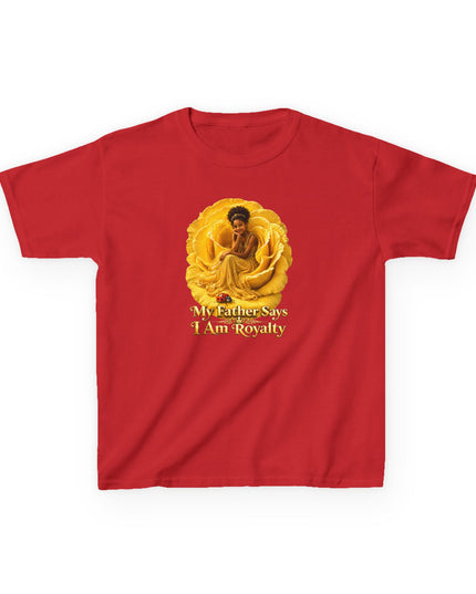 "My Father Says I am Royalty" Kids Heavy Cotton Tee