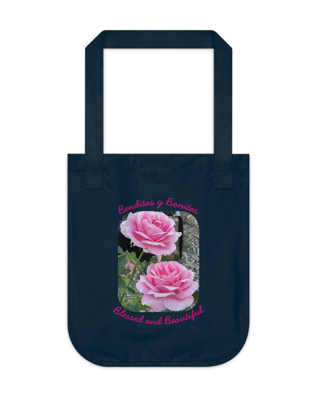 "Blessed and Beautiful" Organic Canvas Tote Bag