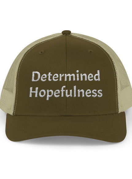 "Determined Helpfulness" Snapback Trucker Cap