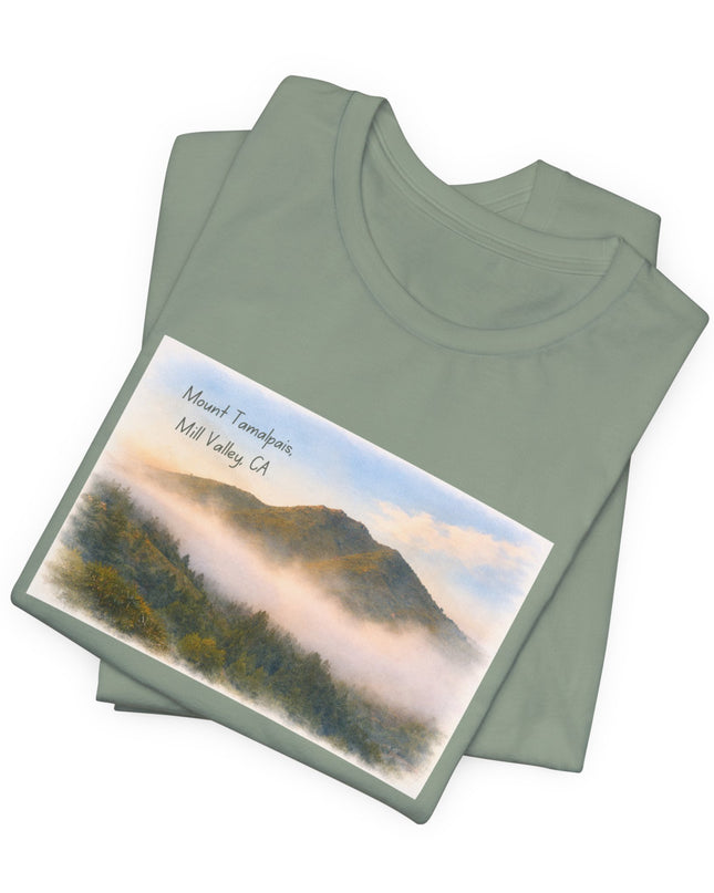 "Mount Tamalpais, Mill Valley, California" Unisex Jersey Short Sleeve Tee
