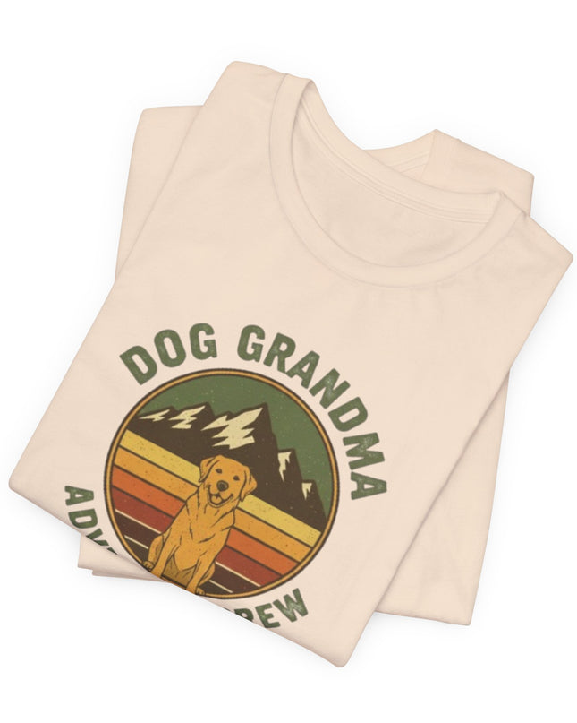 "Dog Grandma Adventure Crew" Unisex Jersey Short Sleeve Tee
