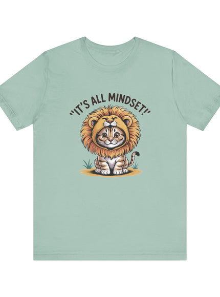 "Mindset Lion" Unisex Jersey Short Sleeve Tee