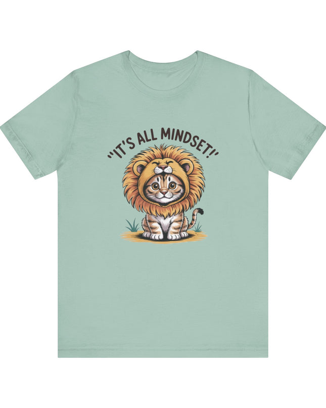 "Mindset Lion" Unisex Jersey Short Sleeve Tee