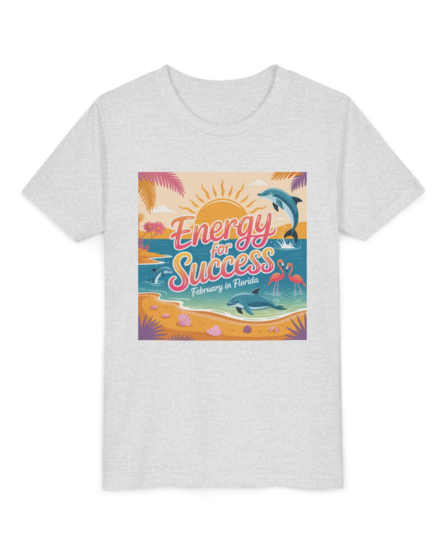 "February in Florida, Energy for Success" Youth Short Sleeve Tee