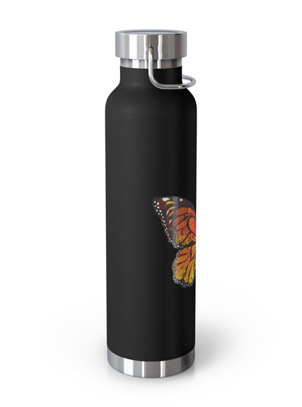 "Butterflies and Poppies Marin County, California" Copper Vacuum Insulated Bottle, 22oz
