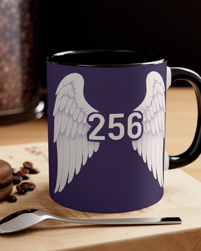 "Fluffy Angel Wing 256" Accent Mug