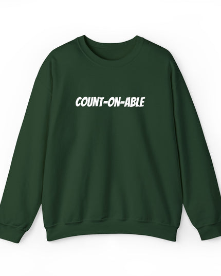 "Count-on-able" Unisex Embroidered Sweatshirt