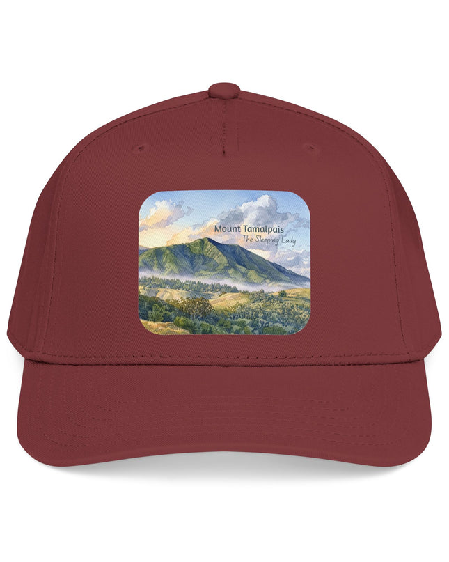 "Mount Tamalpais, the Sleeping Lady" Mid Profile Baseball Cap