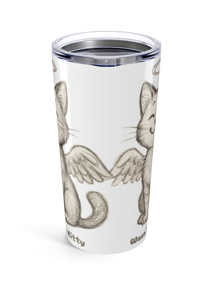 "Wasn't Me Kitty" Tumbler 20oz