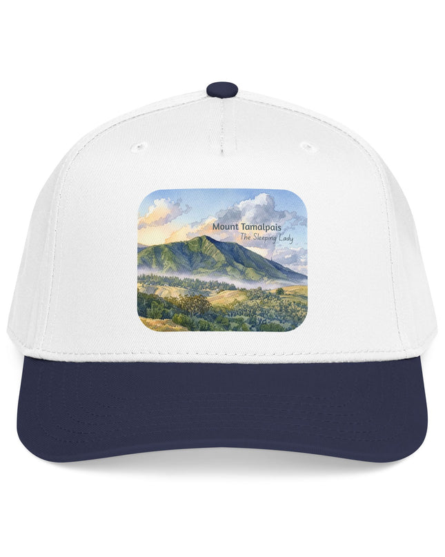 "Mount Tamalpais, the Sleeping Lady" Mid Profile Baseball Cap