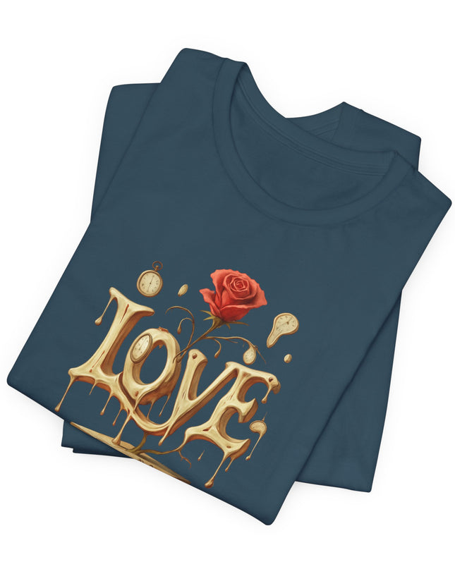 "Love - Salvador Dali Style" Unisex Jersey Short Sleeve Tee