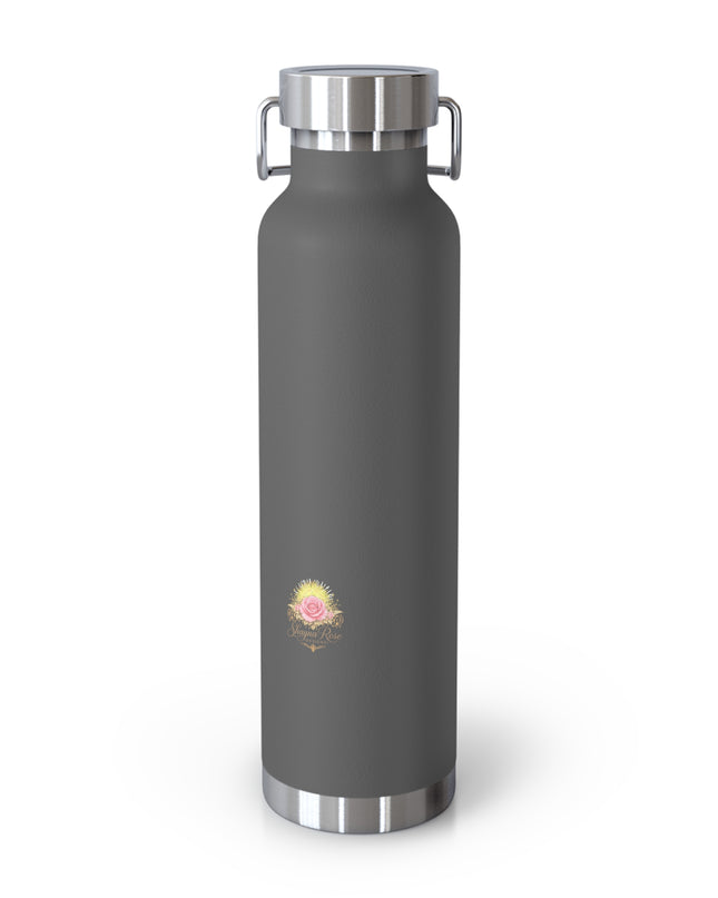 "My Father Says I am Royalty" Copper Vacuum Insulated Bottle, 22oz