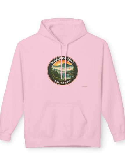 "Marin County, Above the Fog - no text" Unisex Midweight Softstyle Fleece Hoodie