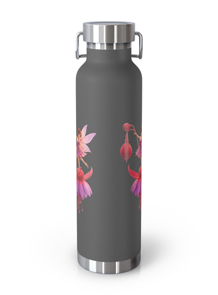 "Fuchsia Fairy" Copper Vacuum Insulated Bottle, 22oz
