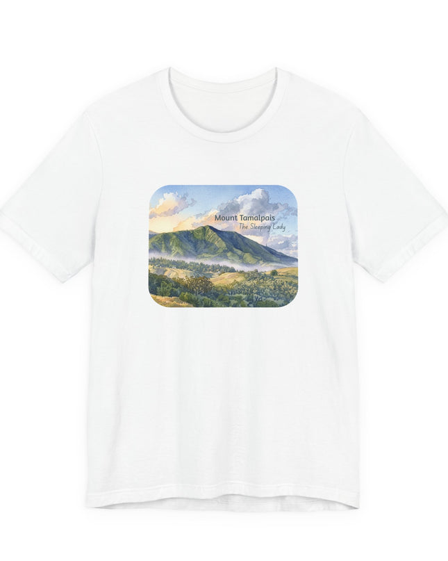 "Mount Tamalpais, the Sleeping Lady" Unisex Jersey Short Sleeve Tee