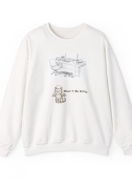 "Wasn't Me Kitty -Office" Unisex Adult Sweatshirt