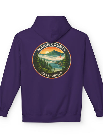 "Marin County, Above the Fog- no text" Unisex Midweight Softstyle Fleece Hoodie