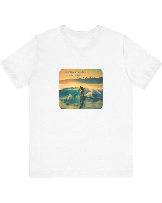 "Increasing my Ability to Surf the Waves-EFS (Energy for Success) Unique Jersey Short Sleeve Tee