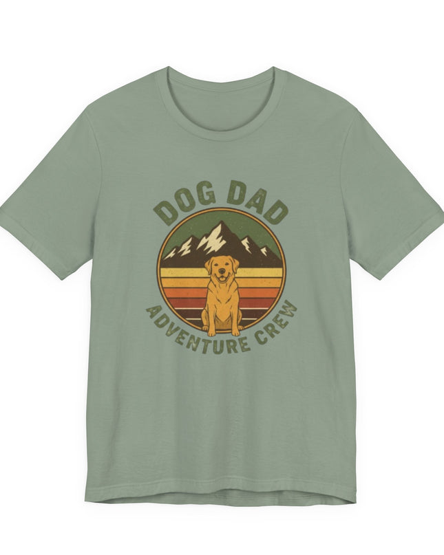 "Dog Dad Adventure Crew" Unisex Jersey Short Sleeve Tee