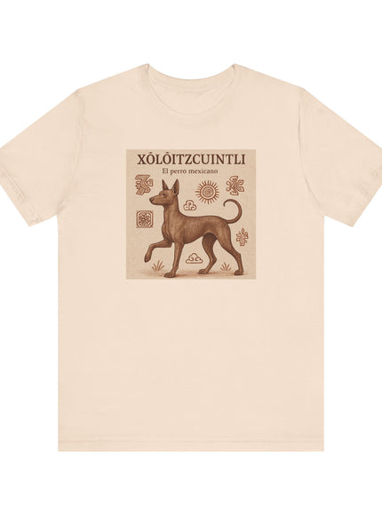 "Xoloitzcuintli - el perro mexicano" Unisex Jersey Short Sleeve Tee