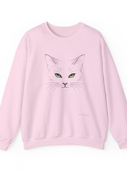 "Cat Face Sketch" Unisex Adult Sweatshirt