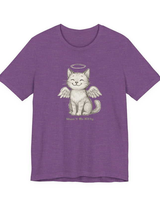 "Wasn't Me Kitty" Unisex Jersey Short Sleeve Tee