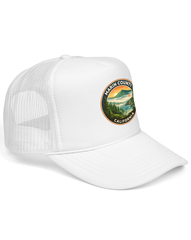"Marin County, Above the Fog" Foam Trucker Hat