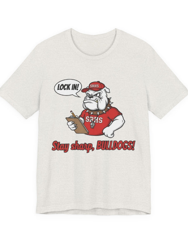 "Lock in, Stay Sharp" Unisex Jersey Short Sleeve Tee