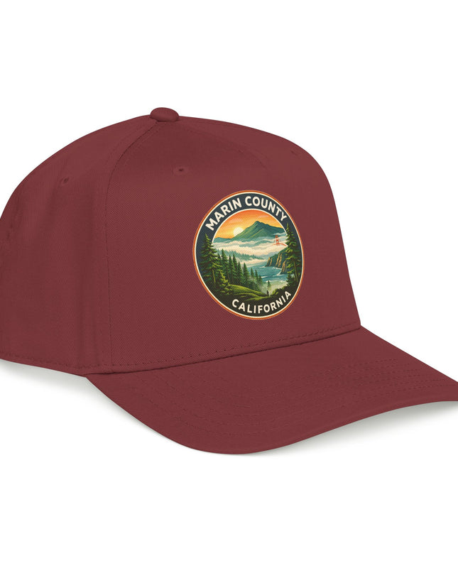 "Marin County, Above the Fog" Mid Profile Baseball Cap