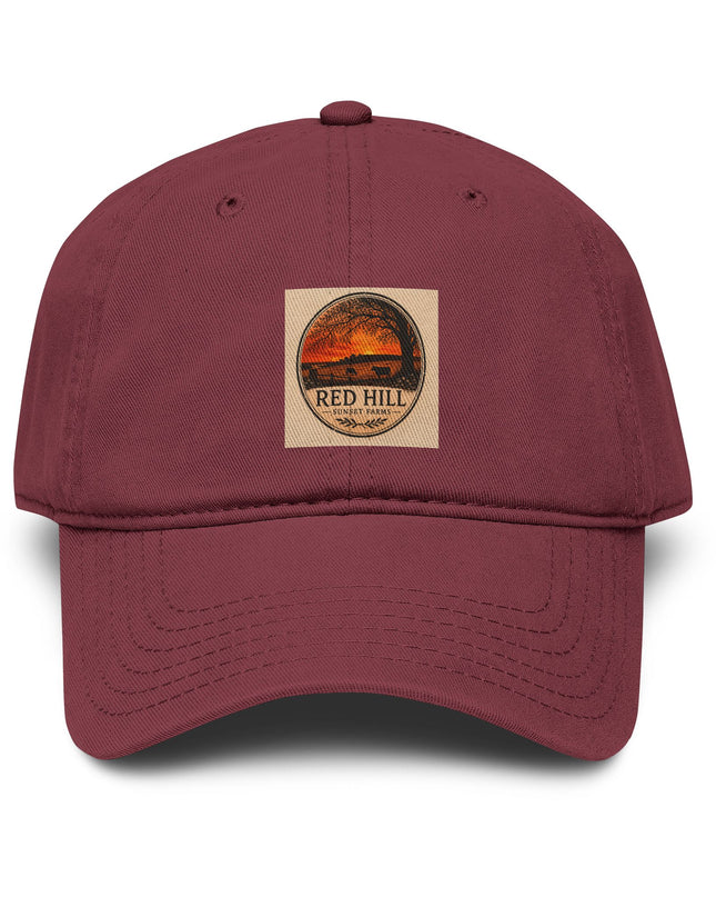"Red Hill Sunset Farms" Garment Washed Baseball Cap