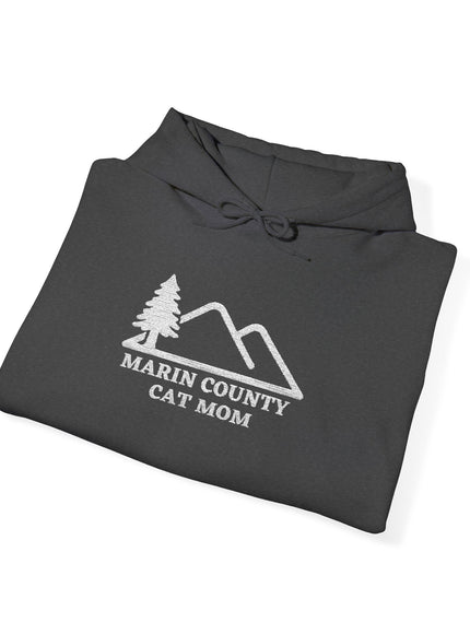 "Marin County Cat Mom" Unisex Heavy Blend Hooded Sweatshirt