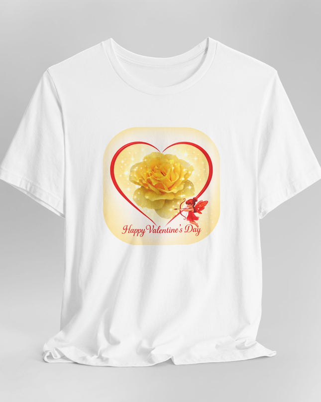 "Happy Valentine's Day" Unisex Jersey Short Sleeve Tee