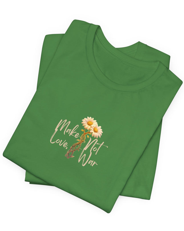 "Make Love, Not War" Unisex Jersey Short Sleeve Tee