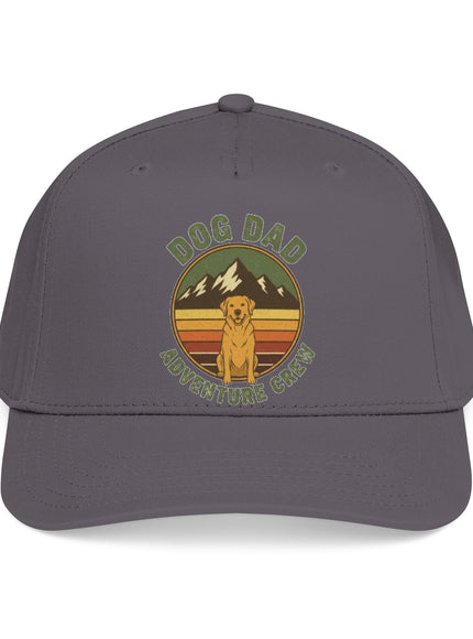 "Dog Dad Adventure Crew" Mid Profile Baseball Cap