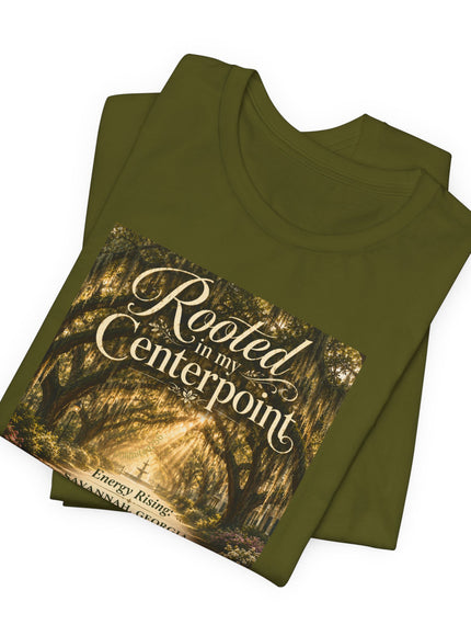"Rooted in my Centerpoint" Unisex Jersey Short Sleeve Tee