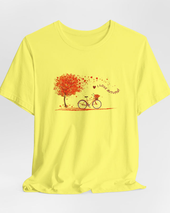 "I Love Autumn" Unisex Jersey Short Sleeve Tee