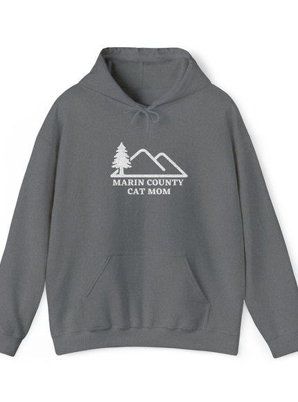 "Marin County Cat Mom" Unisex Heavy Blend Hooded Sweatshirt
