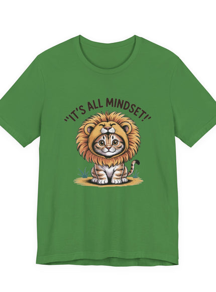 "Mindset Lion" Unisex Jersey Short Sleeve Tee