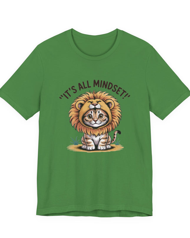 "Mindset Lion" Unisex Jersey Short Sleeve Tee