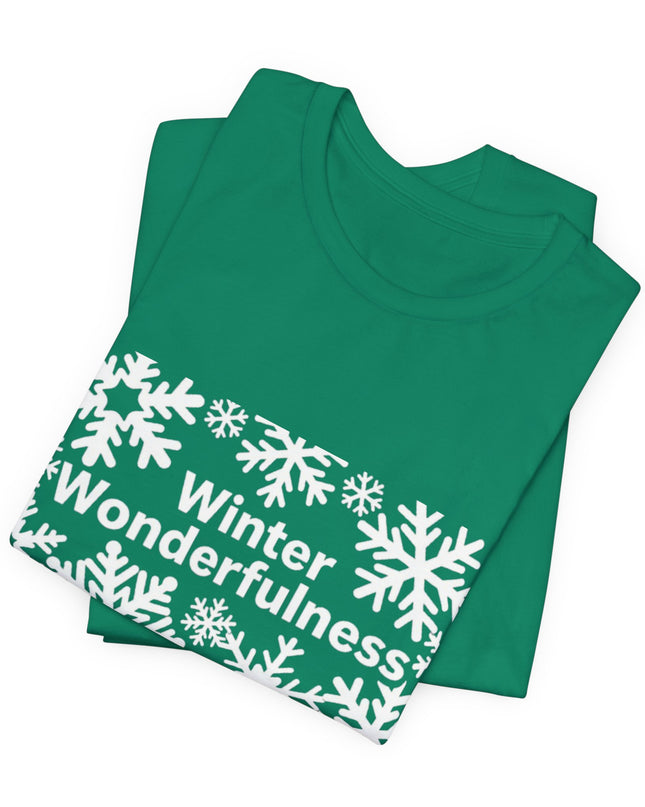 "Winter Wonderfulness" Unisex Jersey Short Sleeve Tee