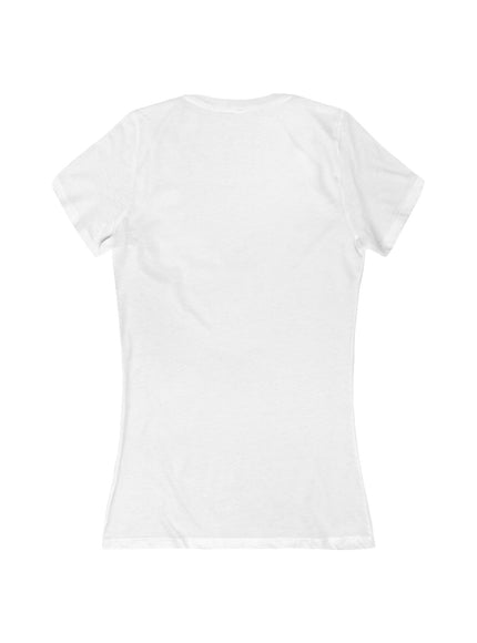 "I Love Autumn" Women's Jersey Short Sleeve Deep V-Neck Tee