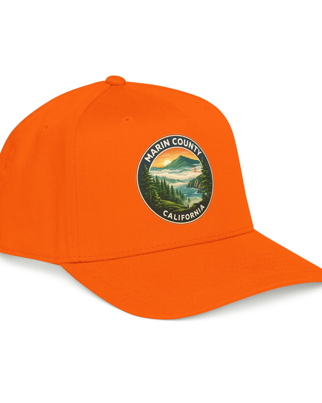 "Marin County, Above the Fog" Mid Profile Baseball Cap